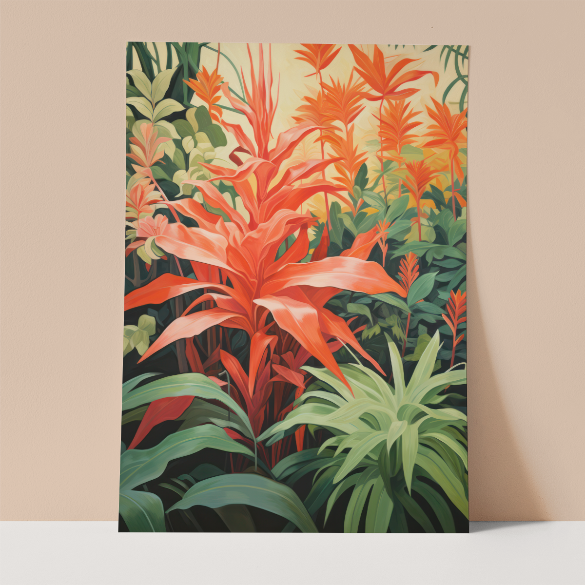 Tropical Flower Wall print