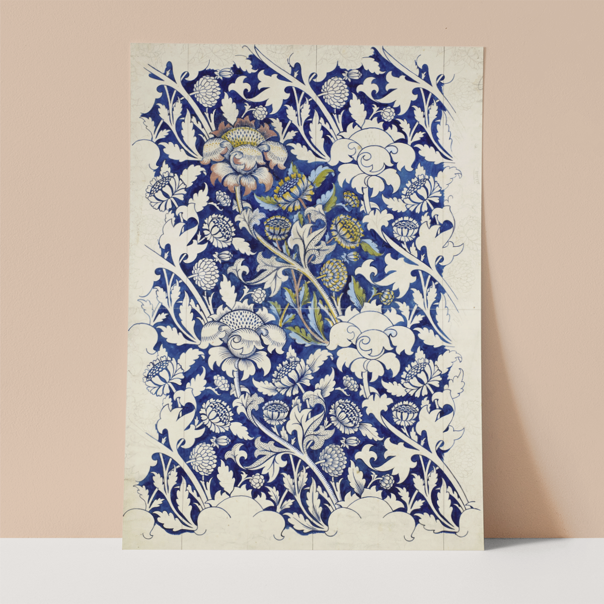 Vintage Floral Wall print