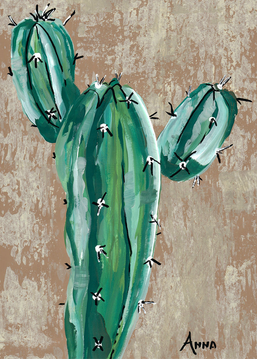 Blue Candle Wall print