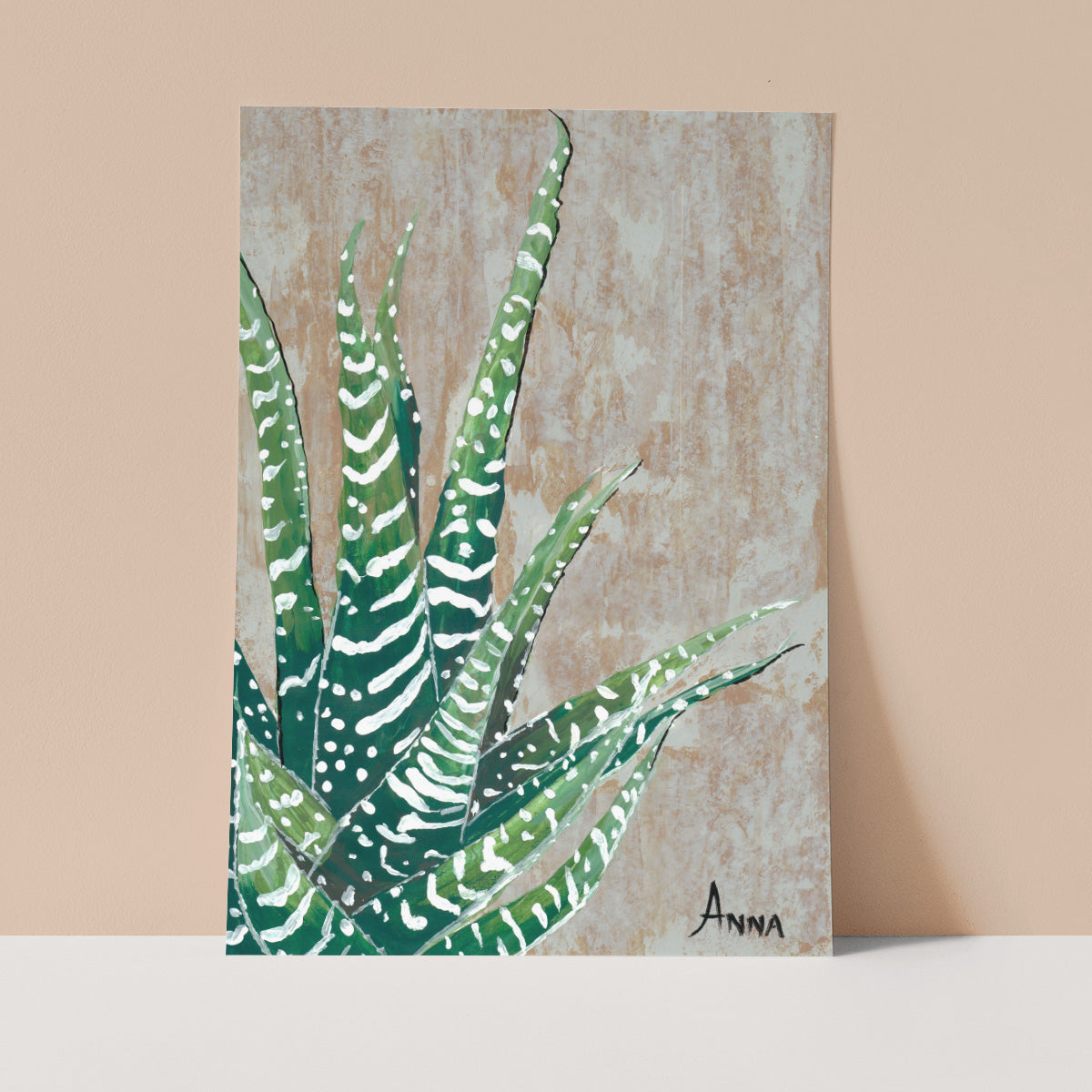 Zebra Plant Wall print