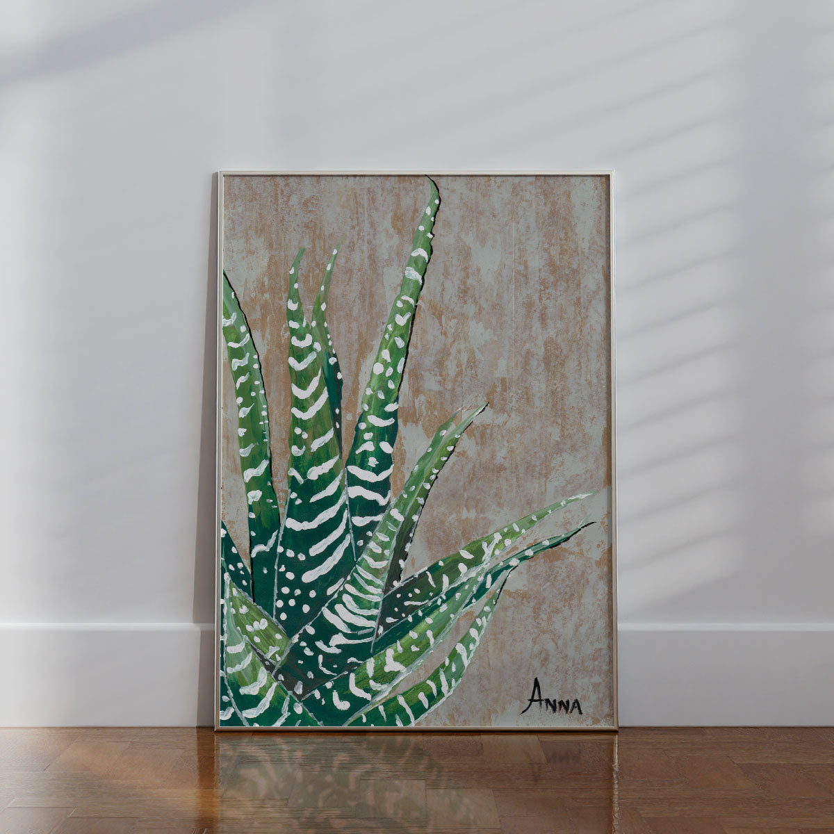 Zebra Plant Wall print