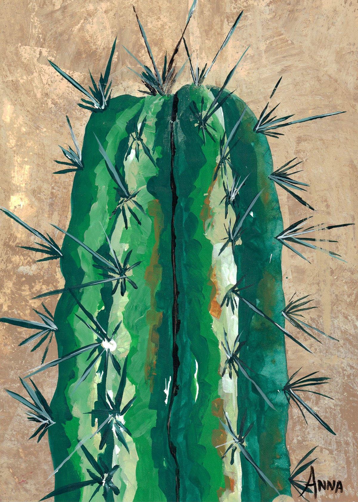 Golden Barrel Wall print