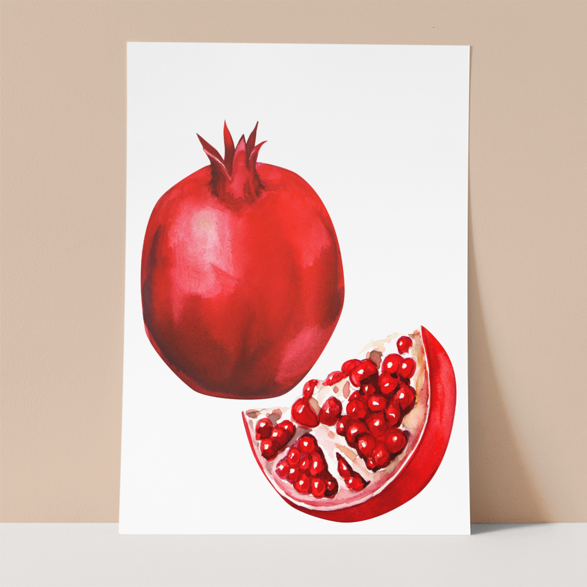 Pomegranate Wall print