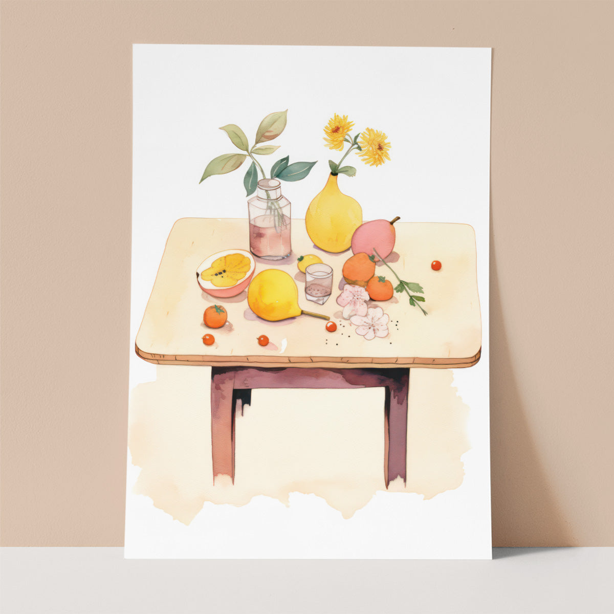 Fruit Table Wall print