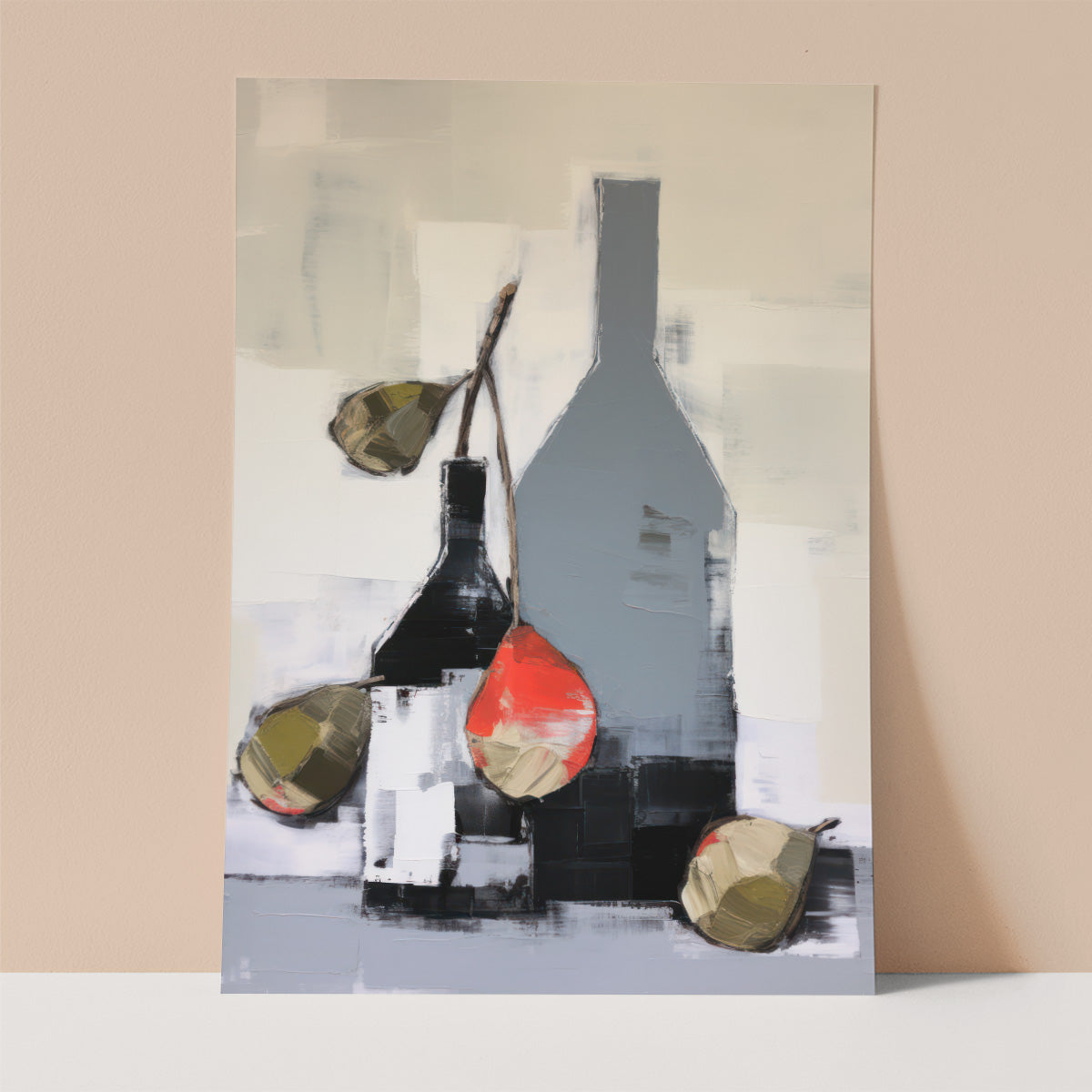 Artistic Wine Wall print