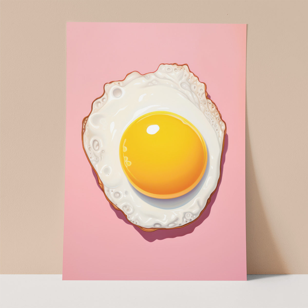 Pink Egg Wall print