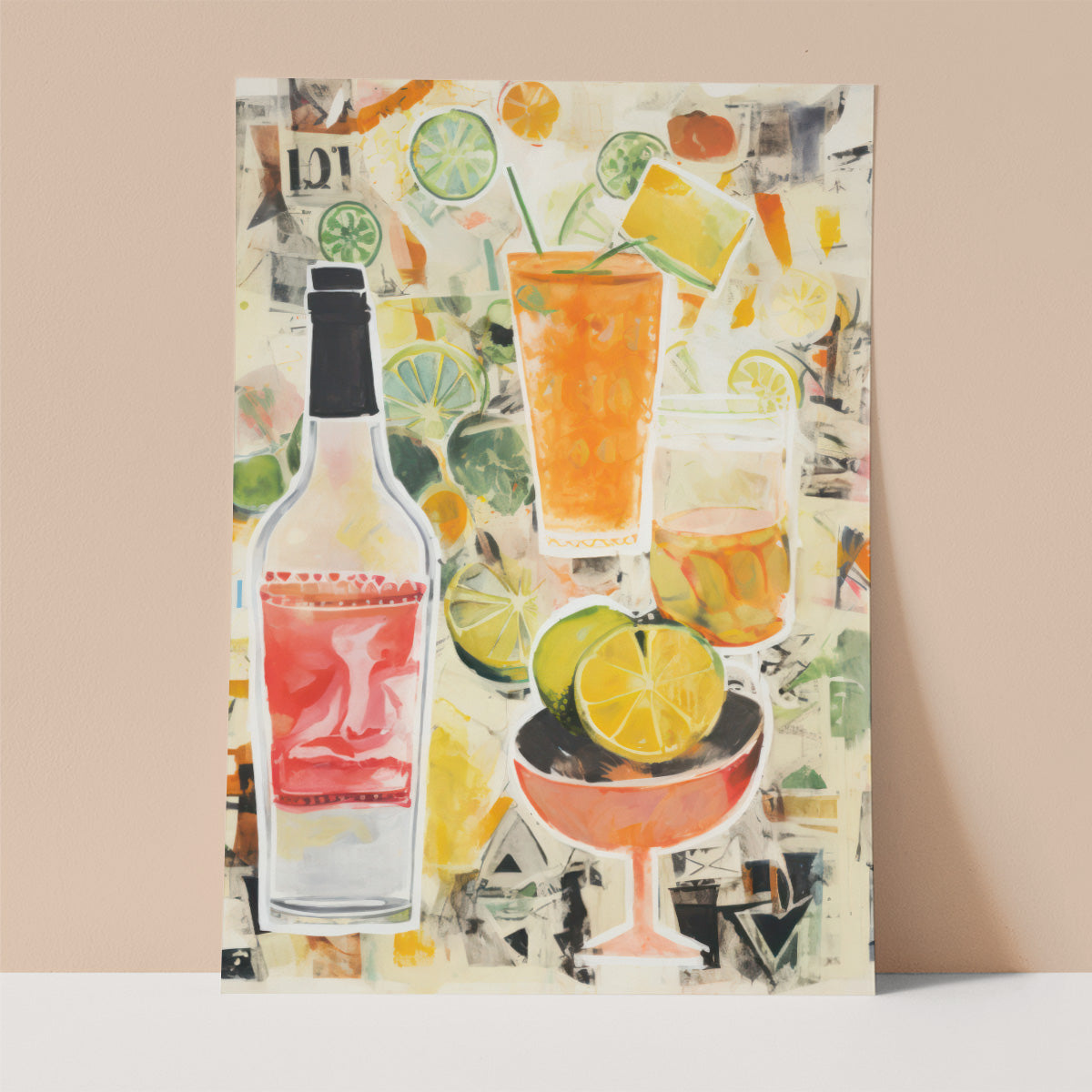 Cocktails Wall print