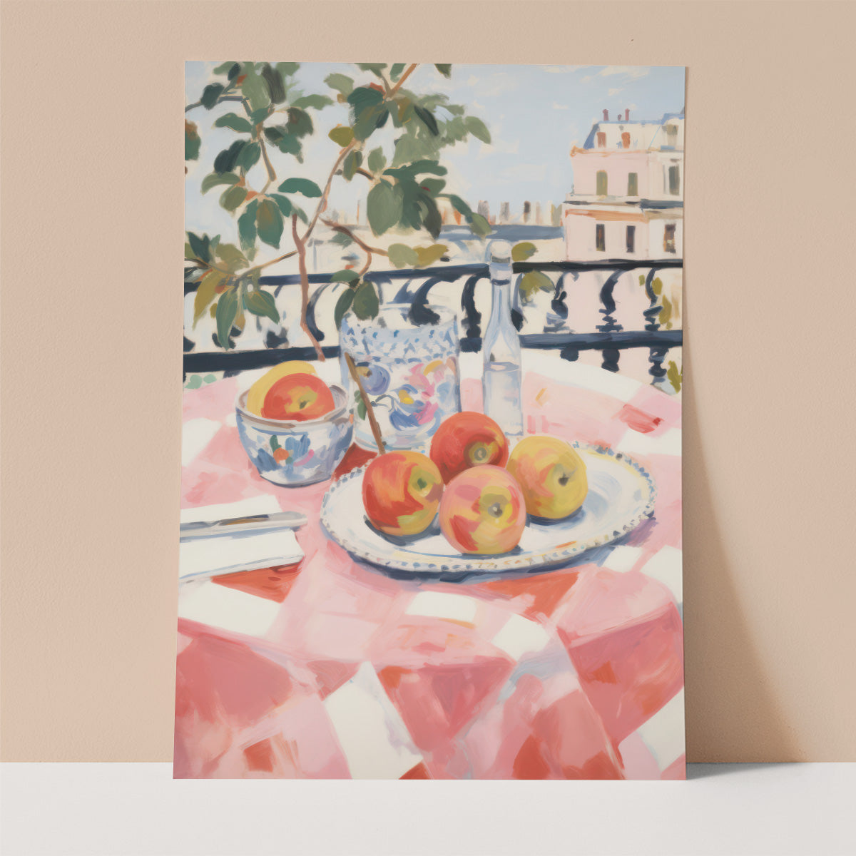 Sunny day Apples Wall print