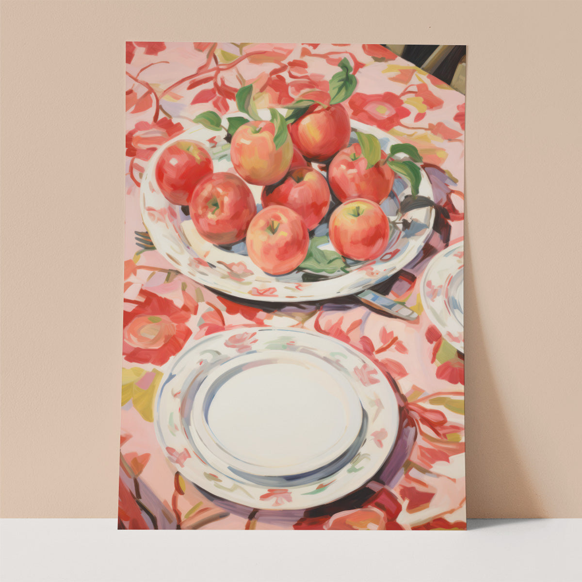 Apple Plate Wall print