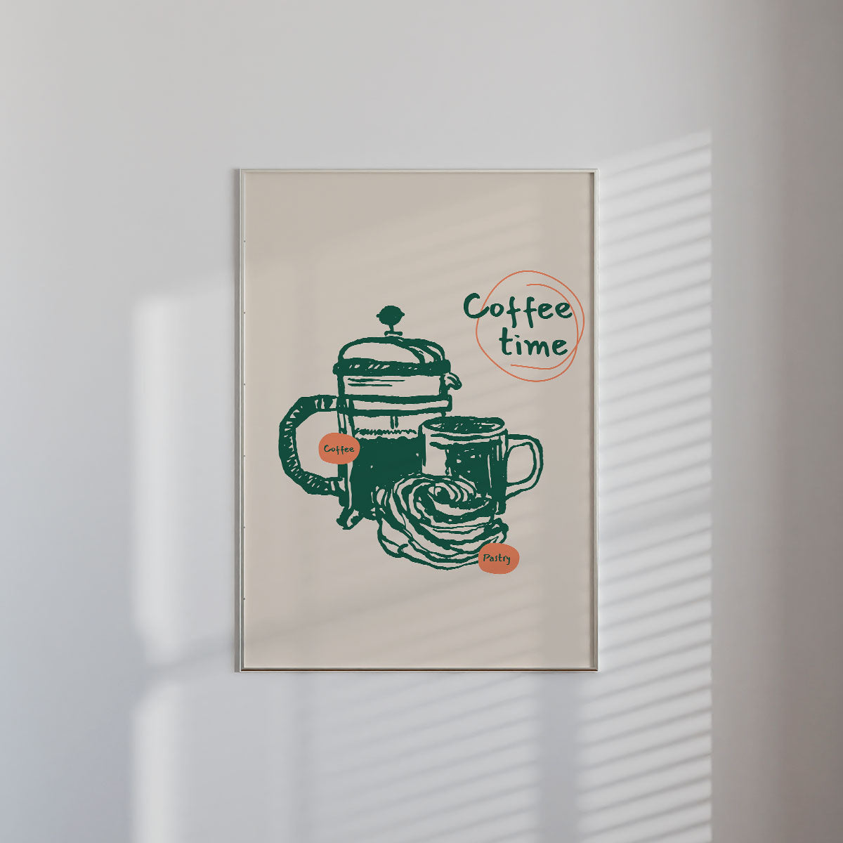 Coffee Time Wall Print