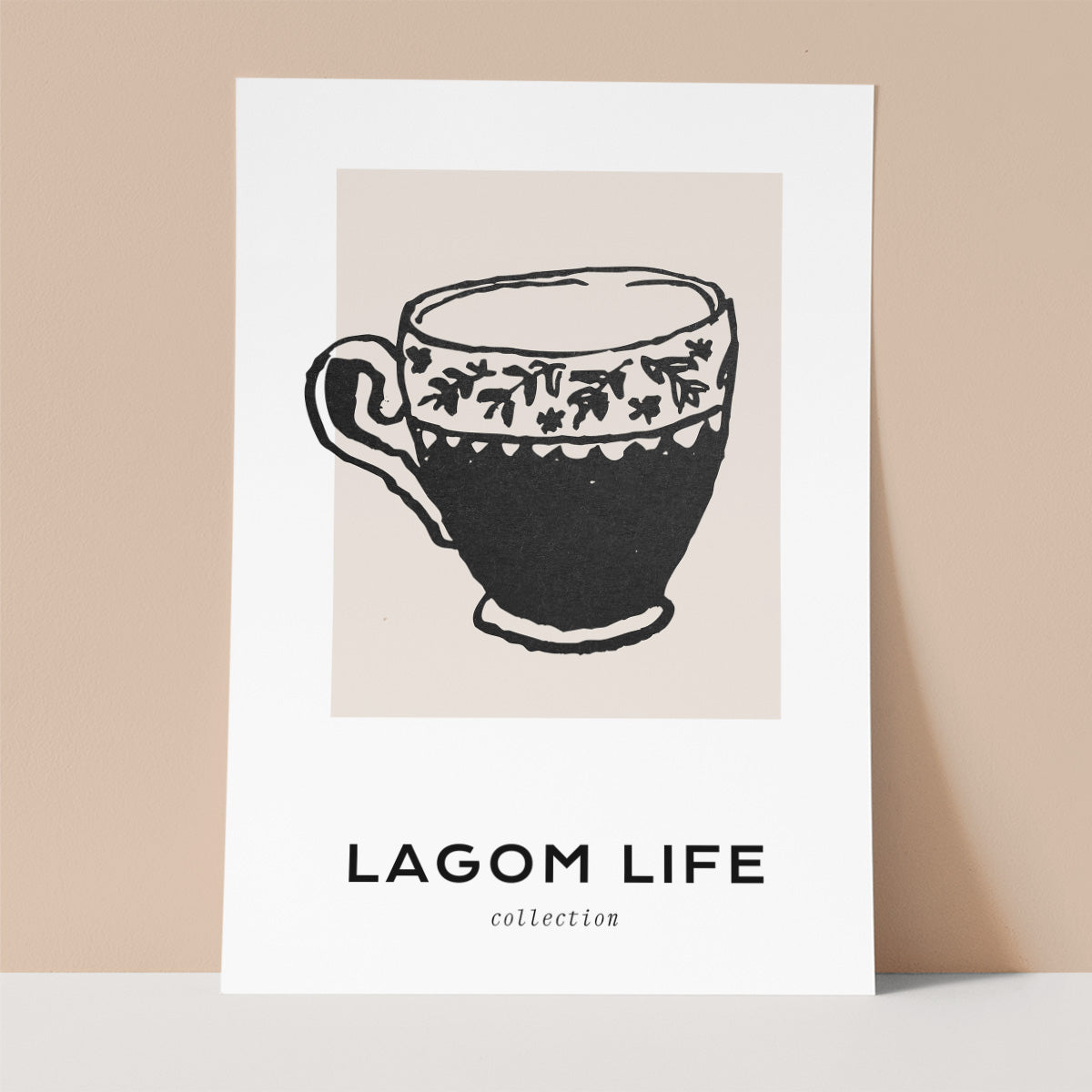 Minimal Cup 2 Wall print