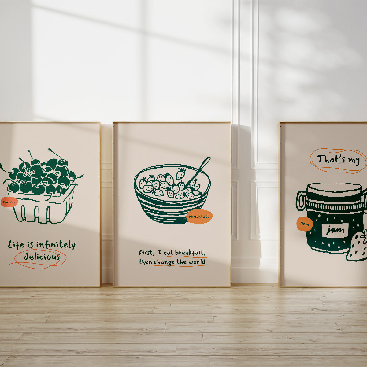 Breakfast Wall Print