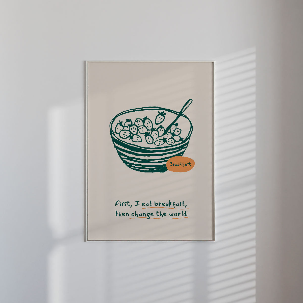 Breakfast Wall Print