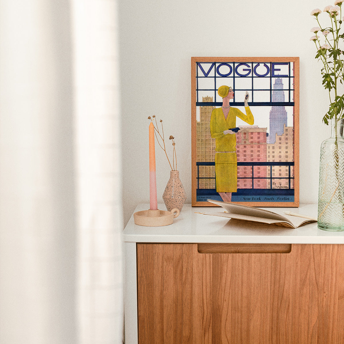 Vintage Vogue Cover 1928 Wall print