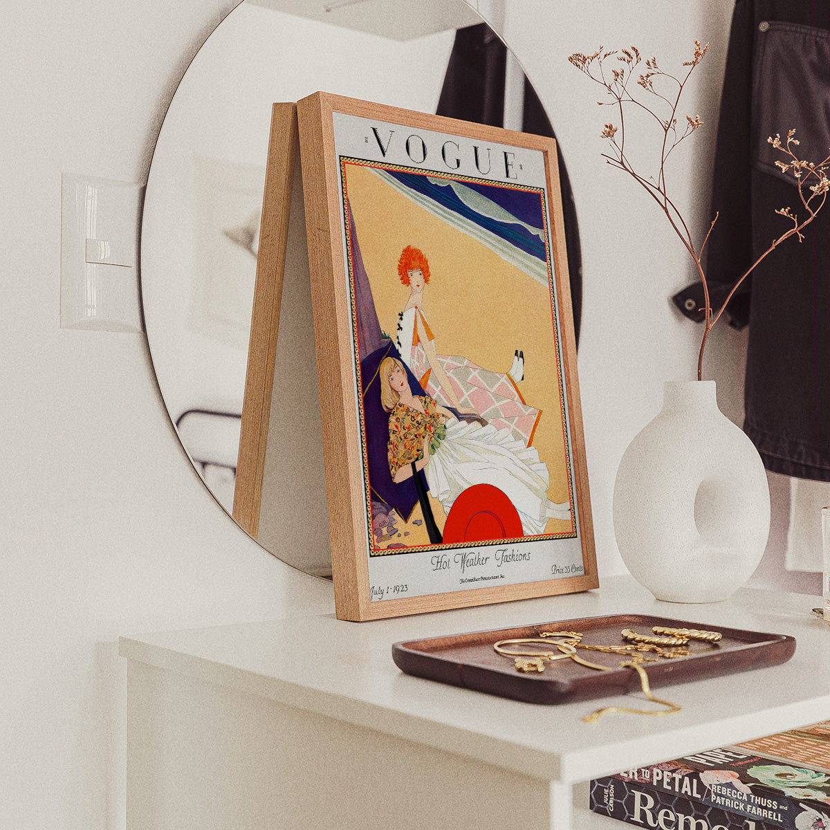 Vintage Vogue Cover 1923 Wall print