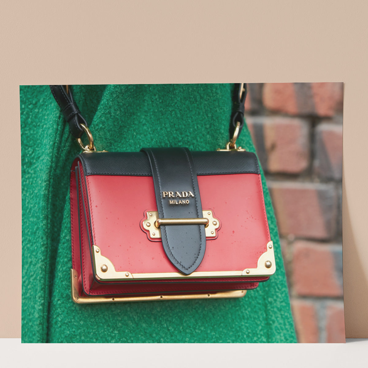 Red Prada bag Wall print