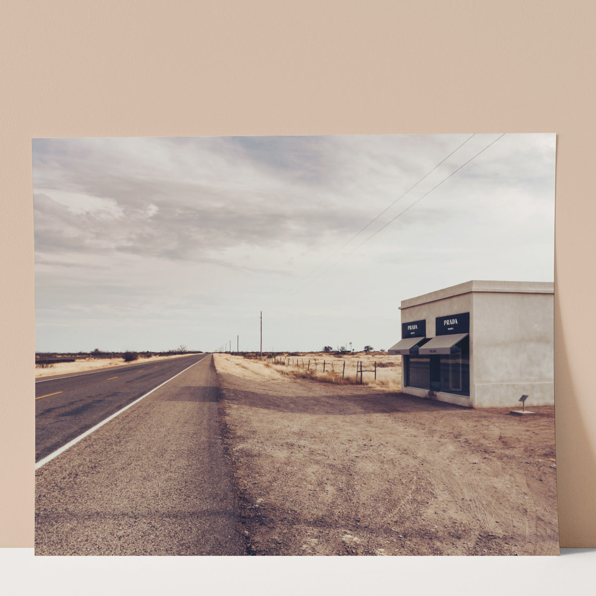Prada Marfa Desert Wall print