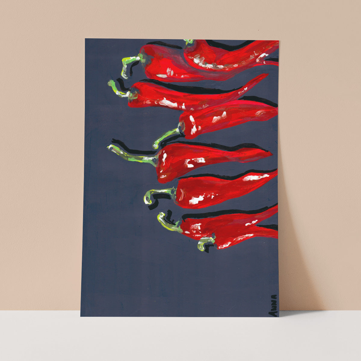 Chillies Wall print