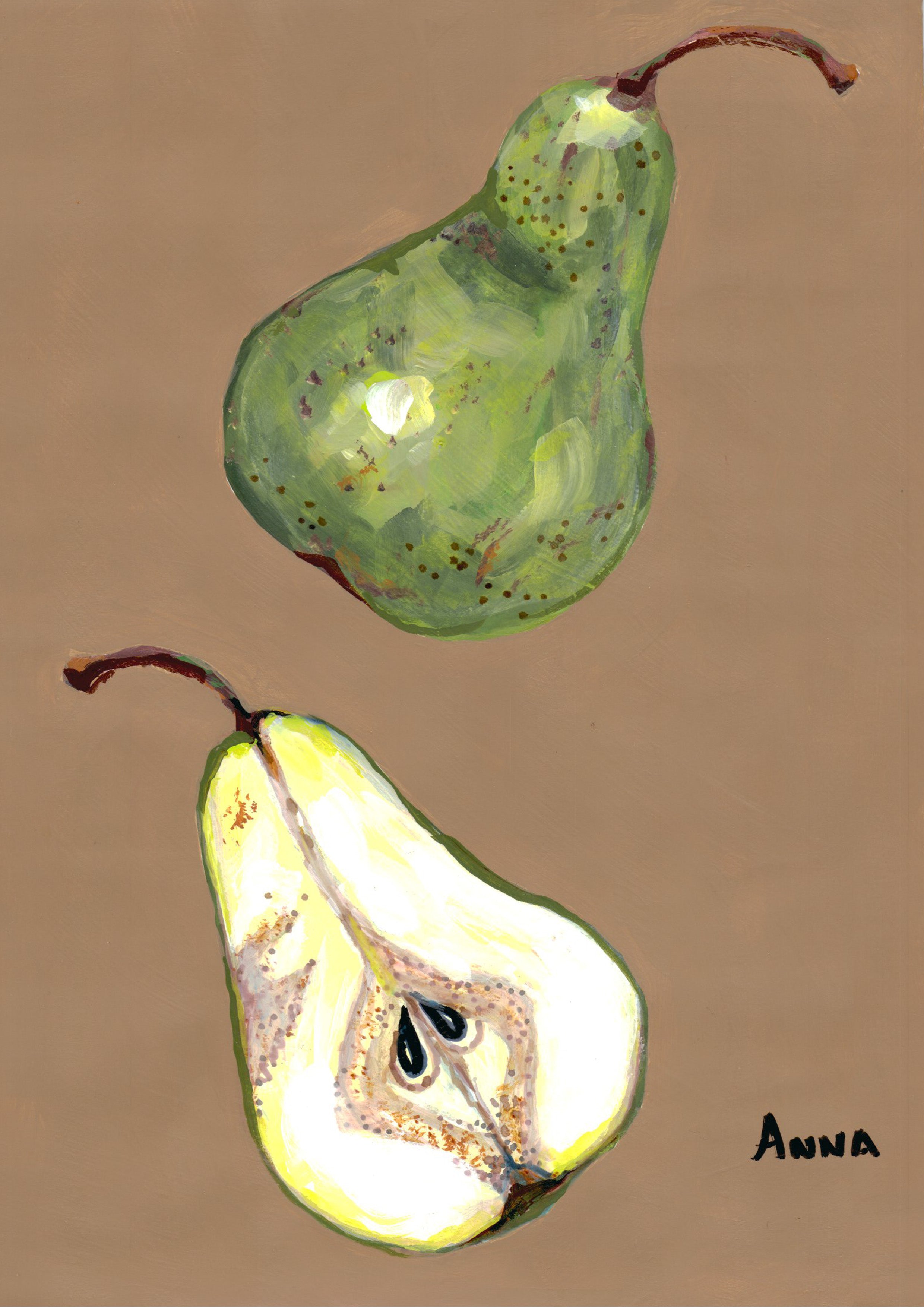 Pairless pear Wall print