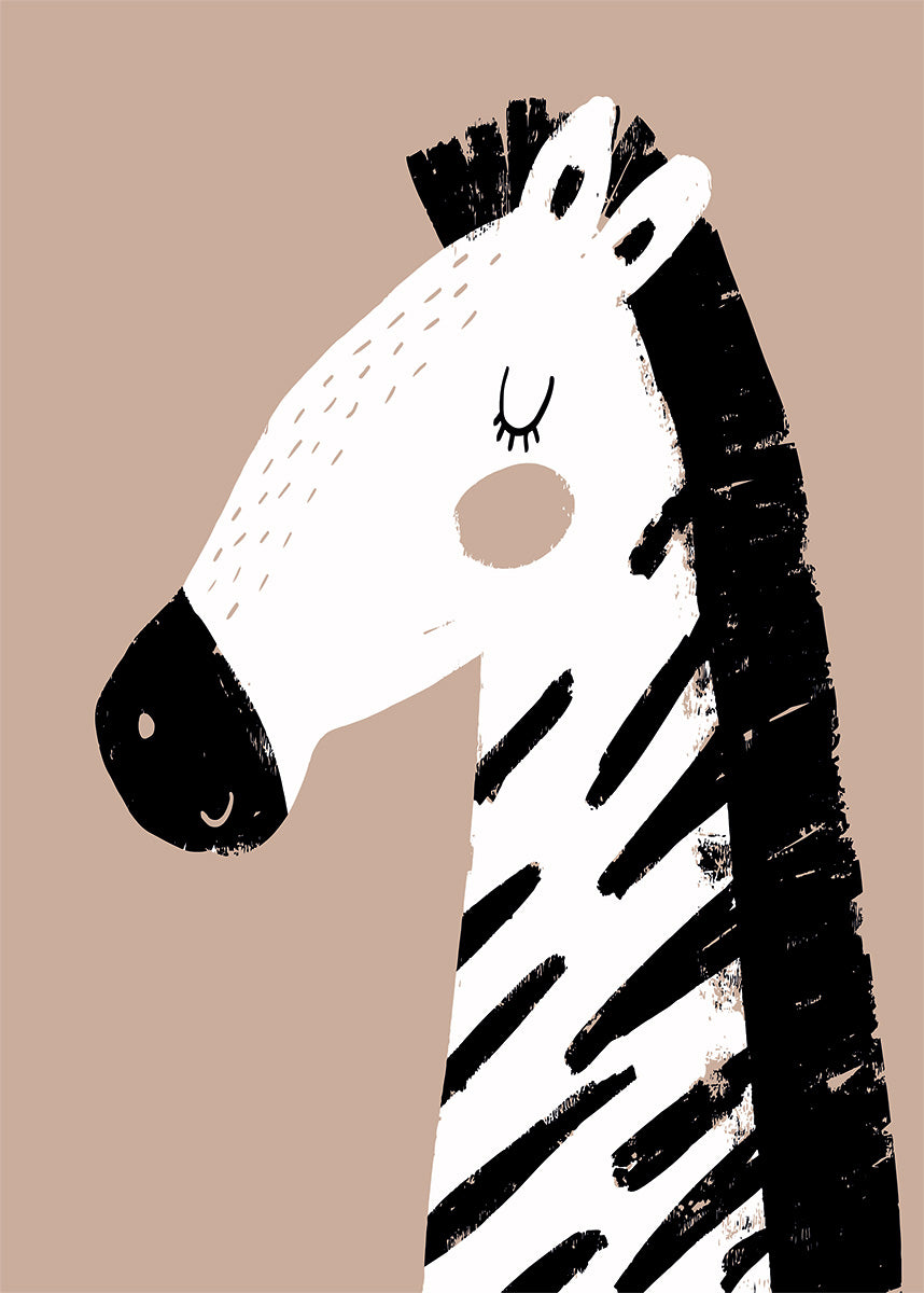 Zebra Wall print