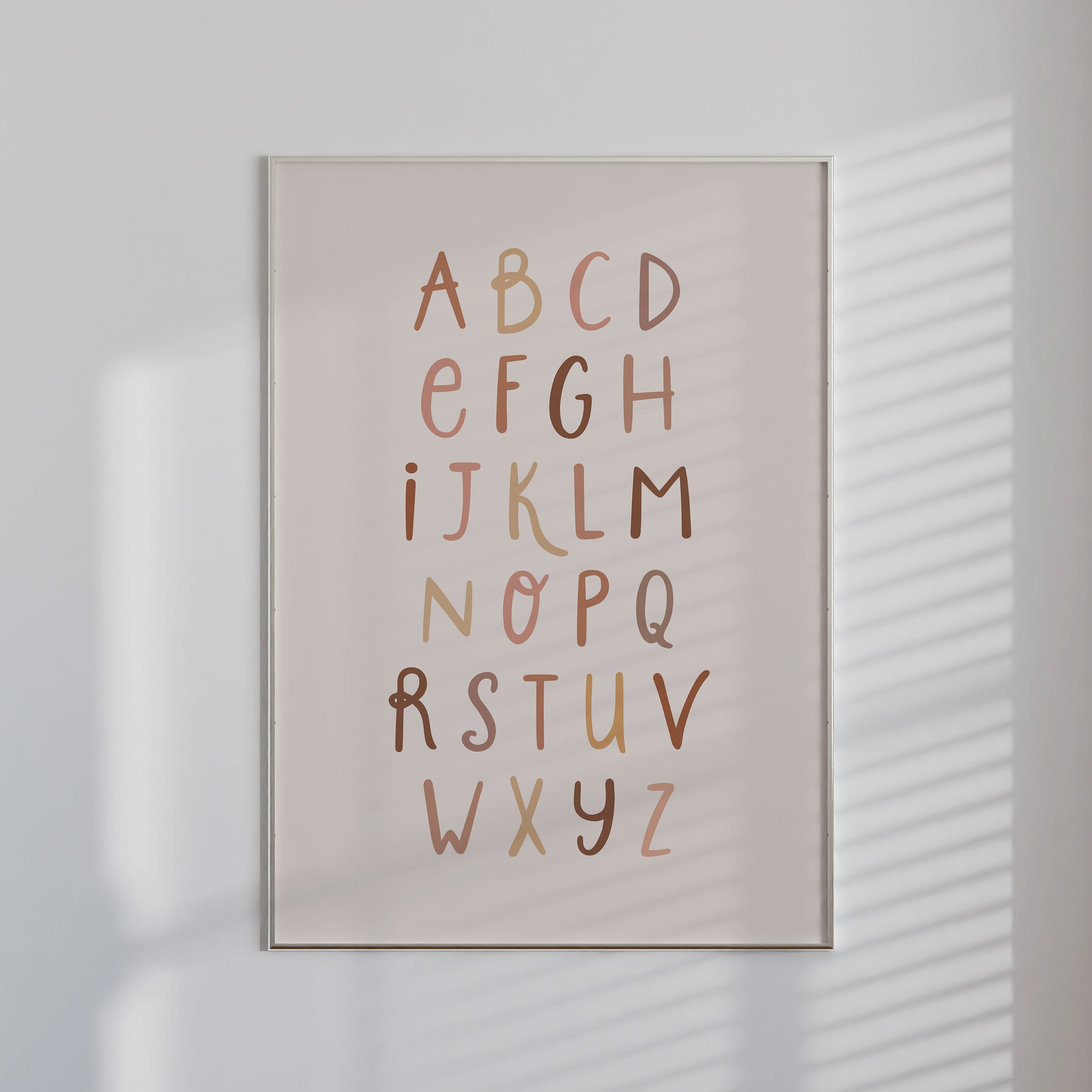 Alphabet Wall print