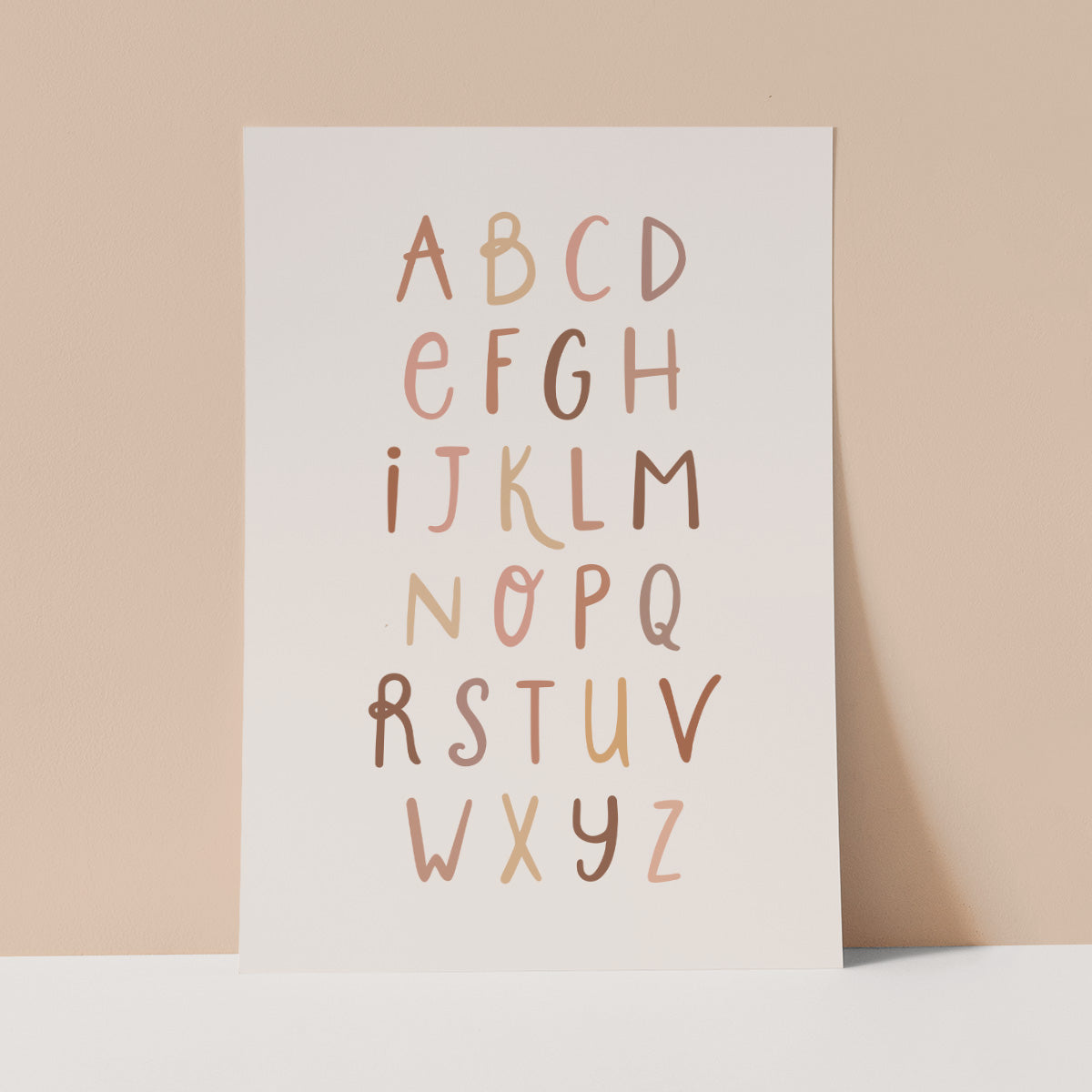 Alphabet Wall print