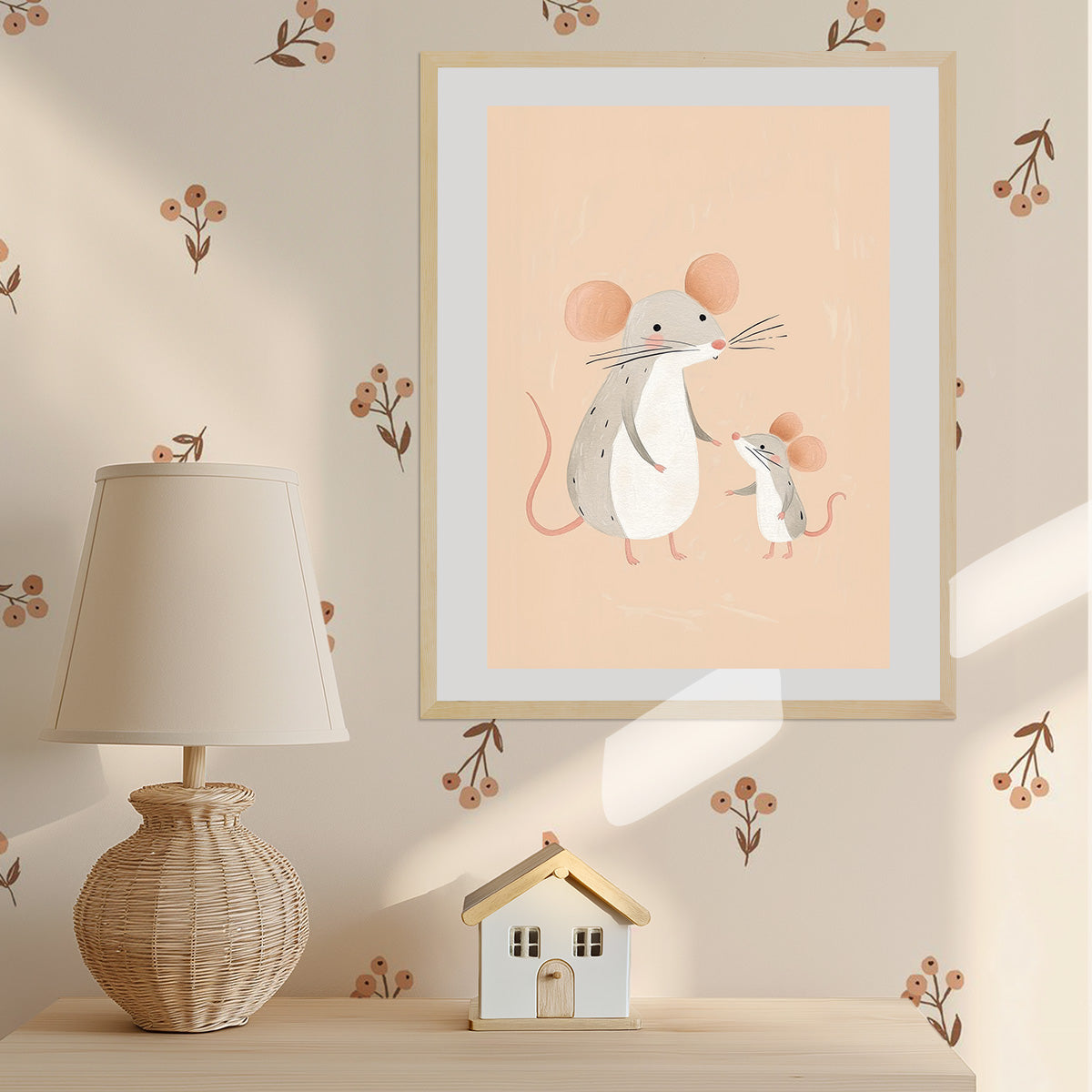 Mice Wall print