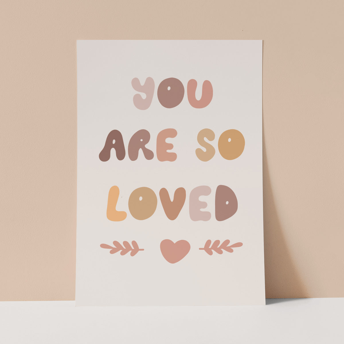 Loved Wall print