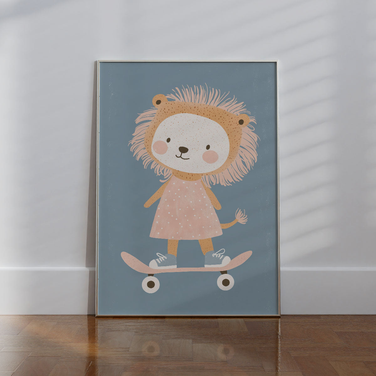 Skater Lion Wall print