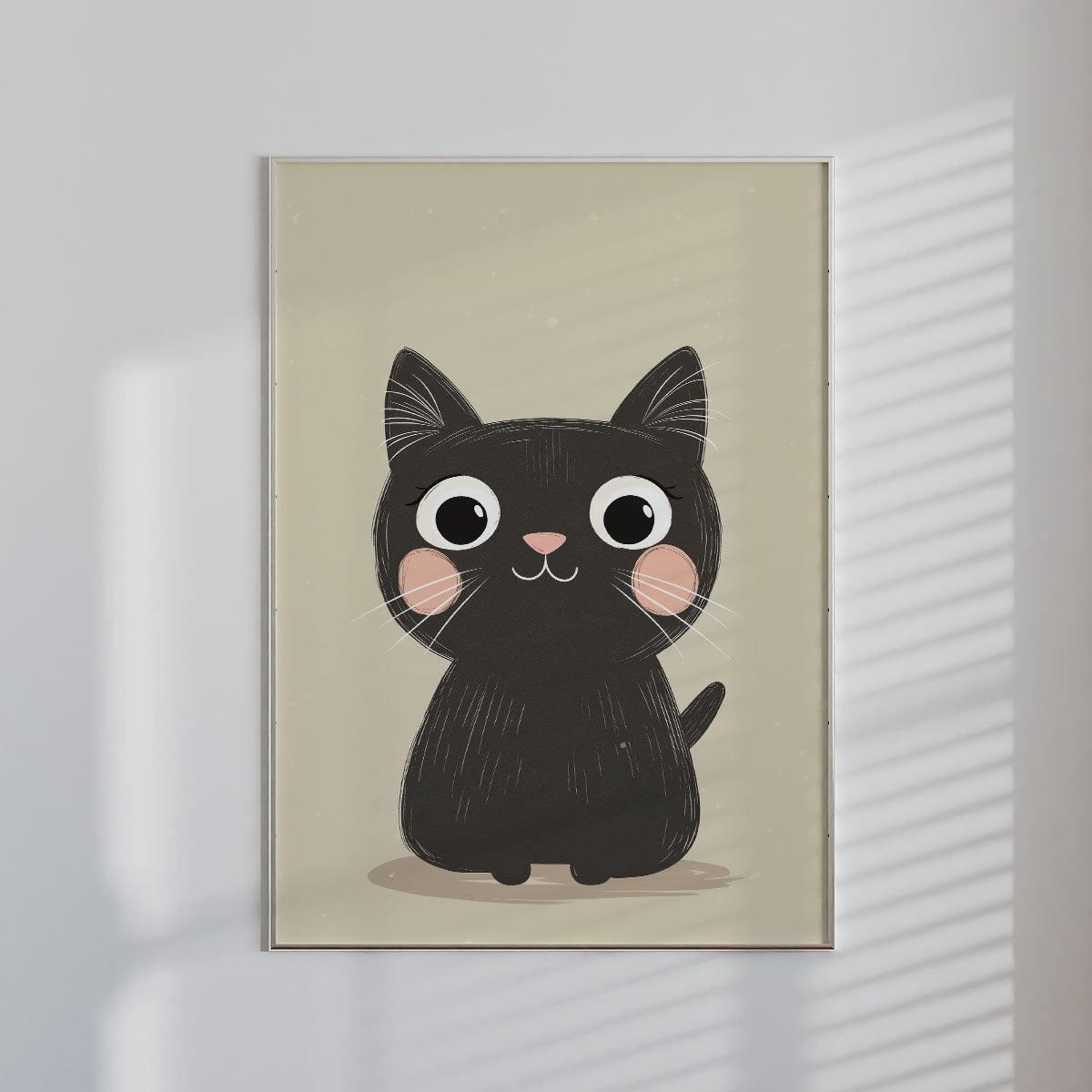 Kitten Wall print