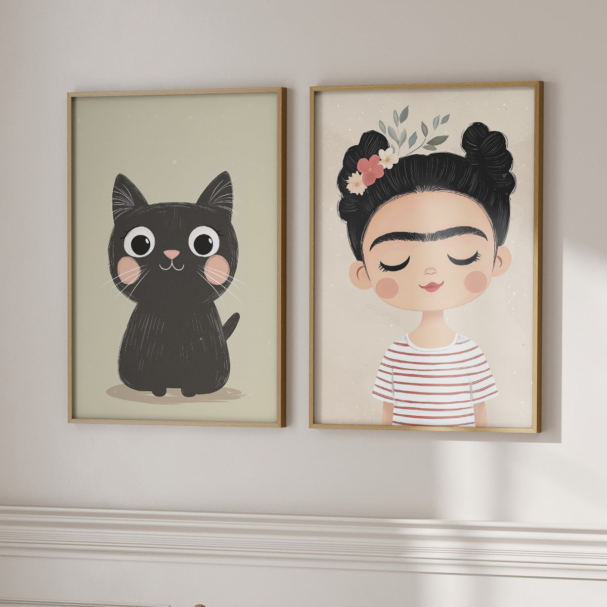 Kitten Wall print