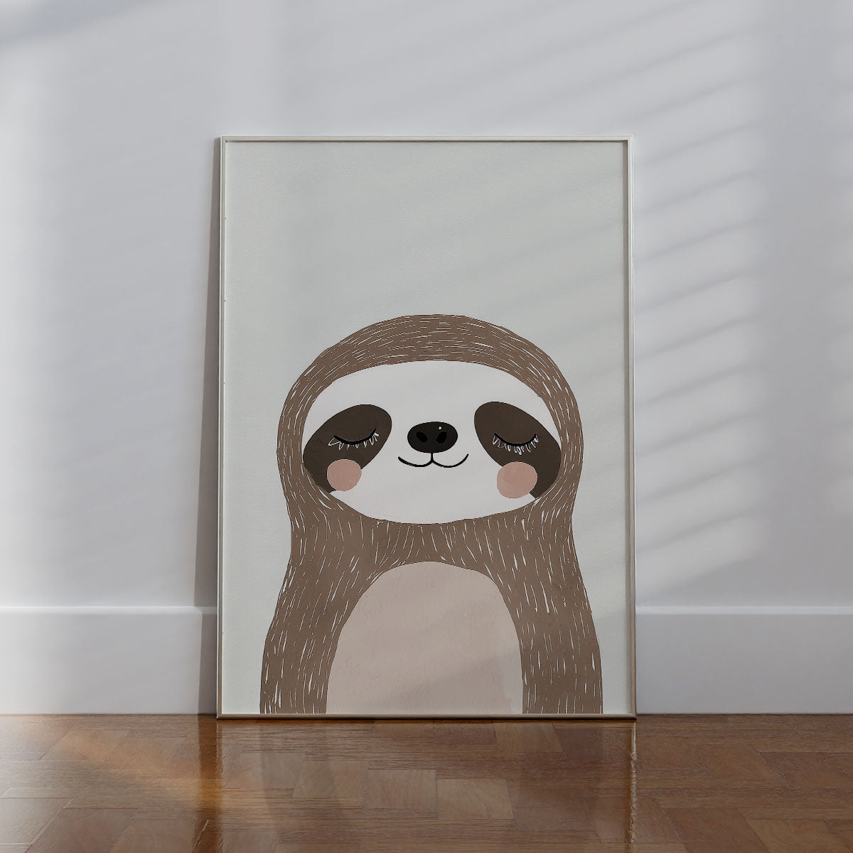 Sloth Wall print