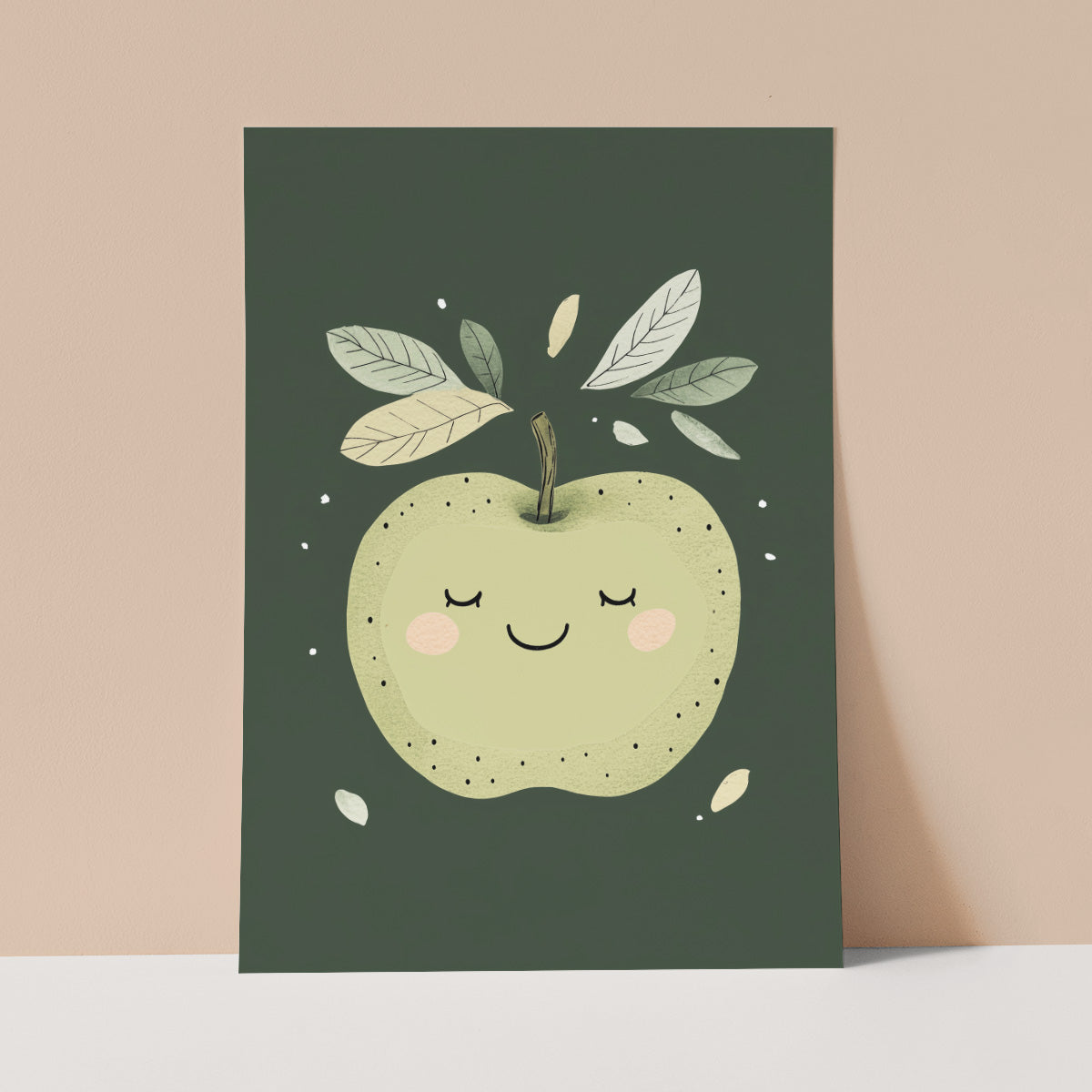 Green Apple Wall print