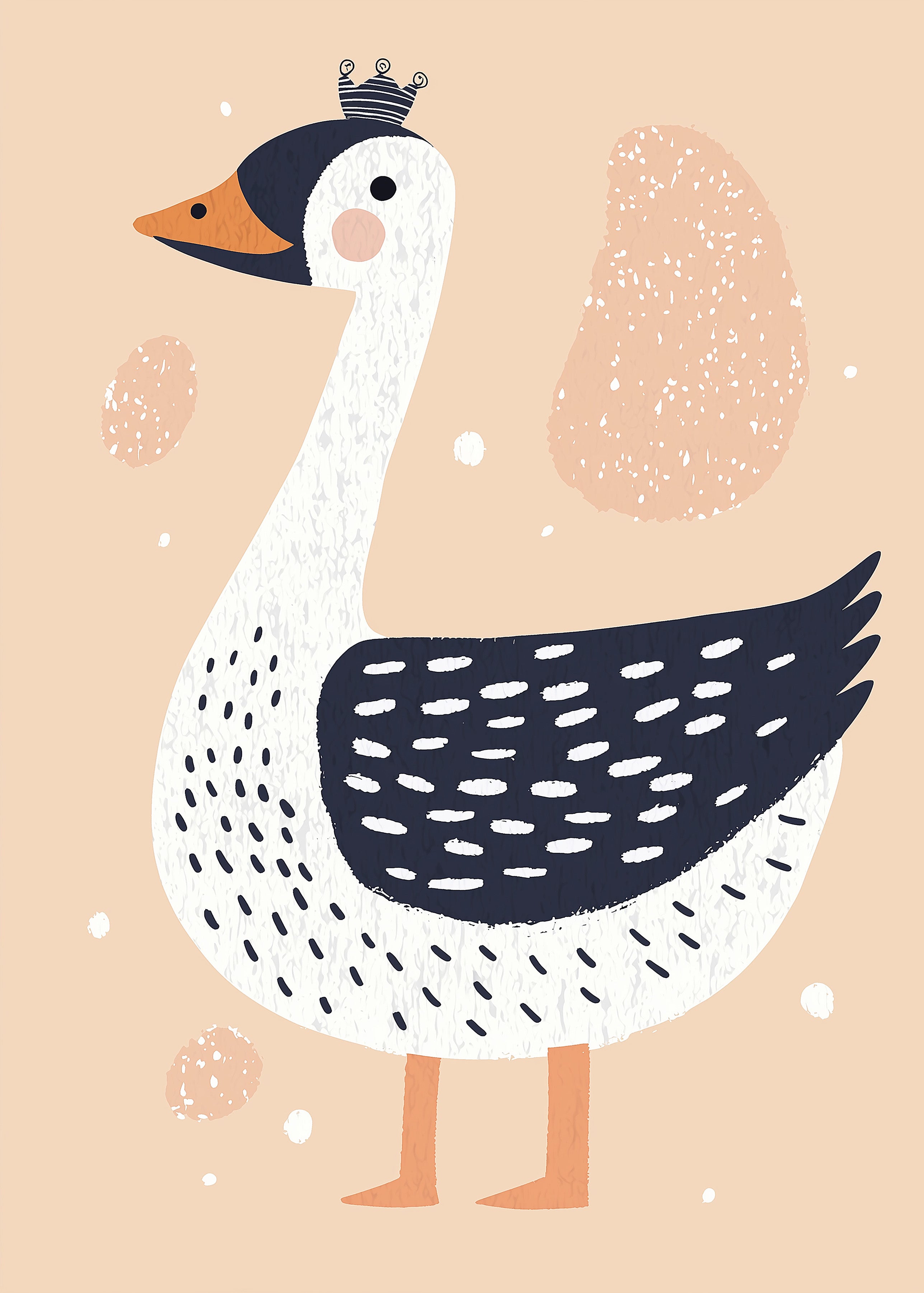 Queen Duck Wall print