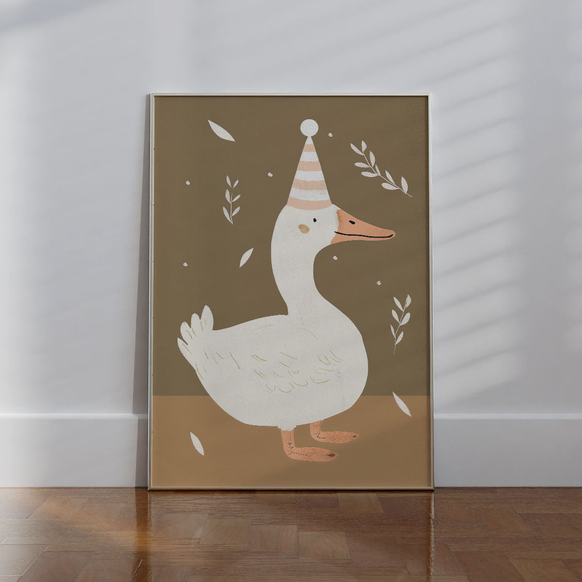 Birthday Duck Wall print