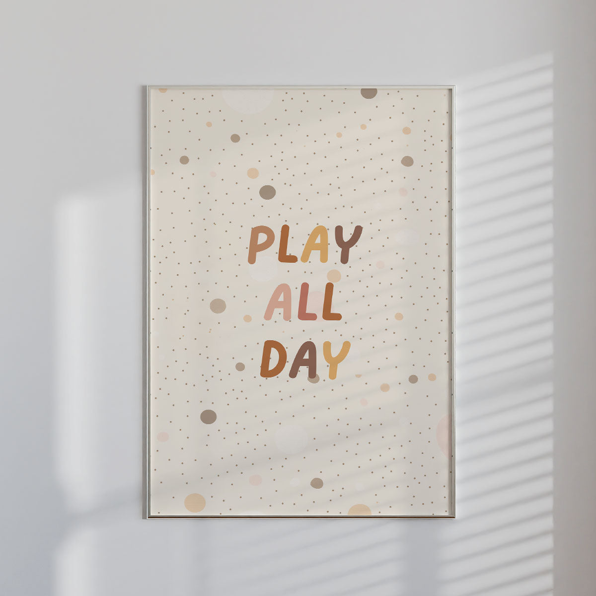 Play All Day Wall print