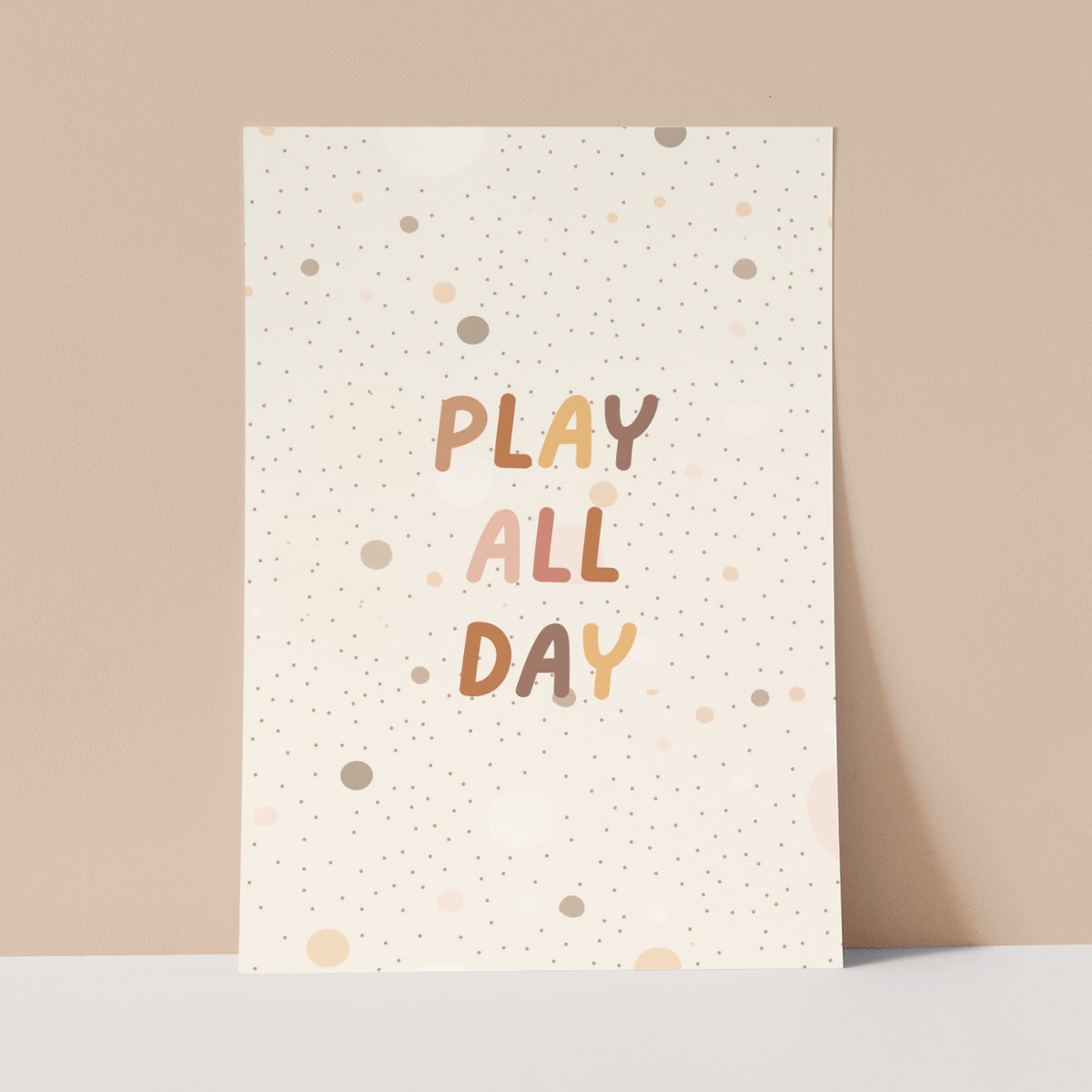 Play All Day Wall print