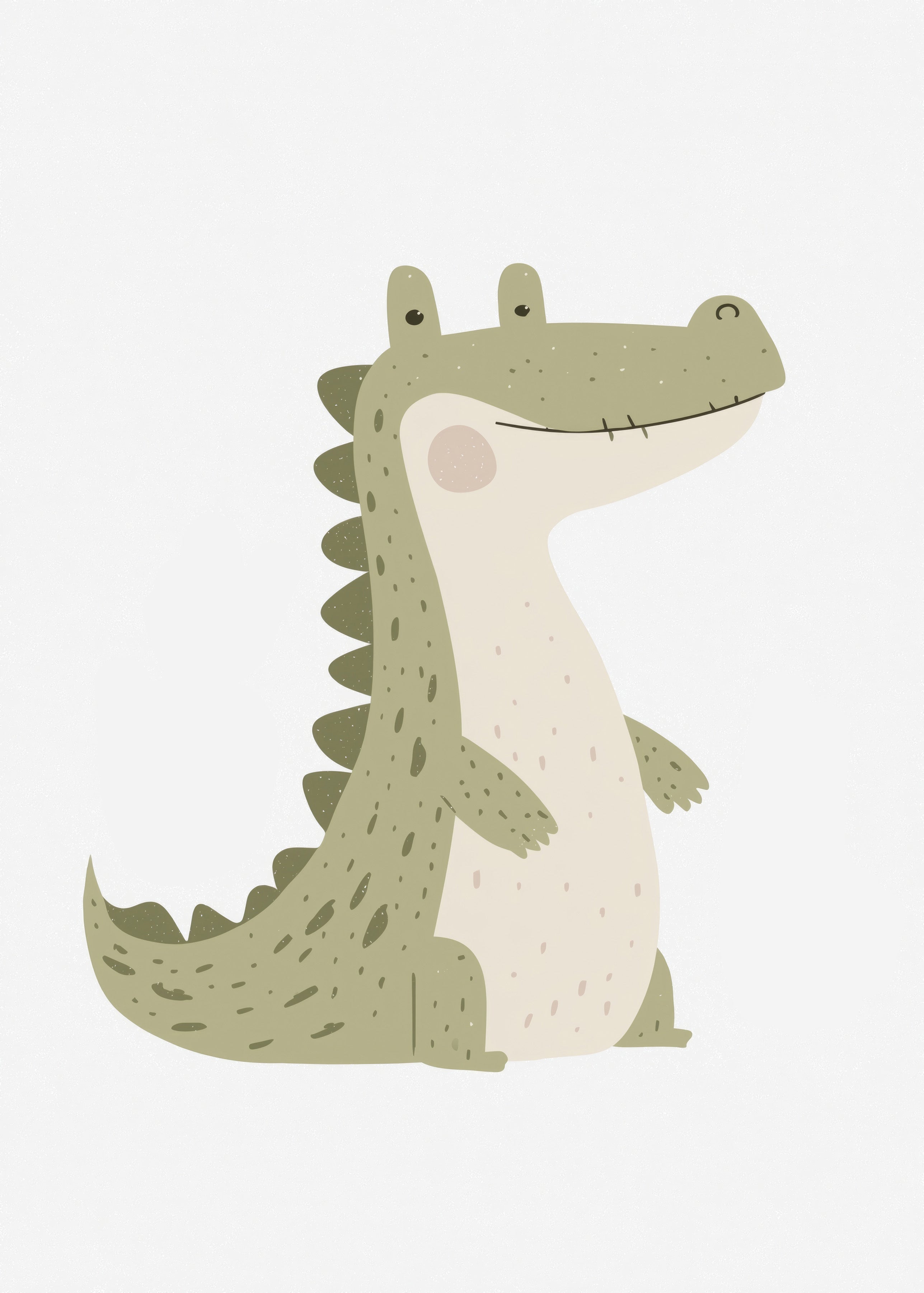 Crocodile Wall print
