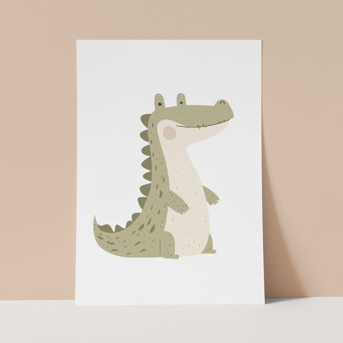 Crocodile Wall print