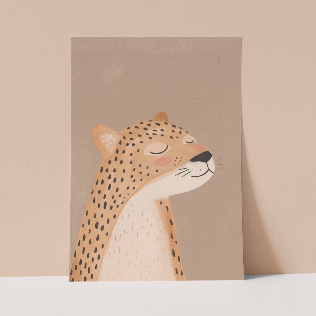 Leopard Wall print