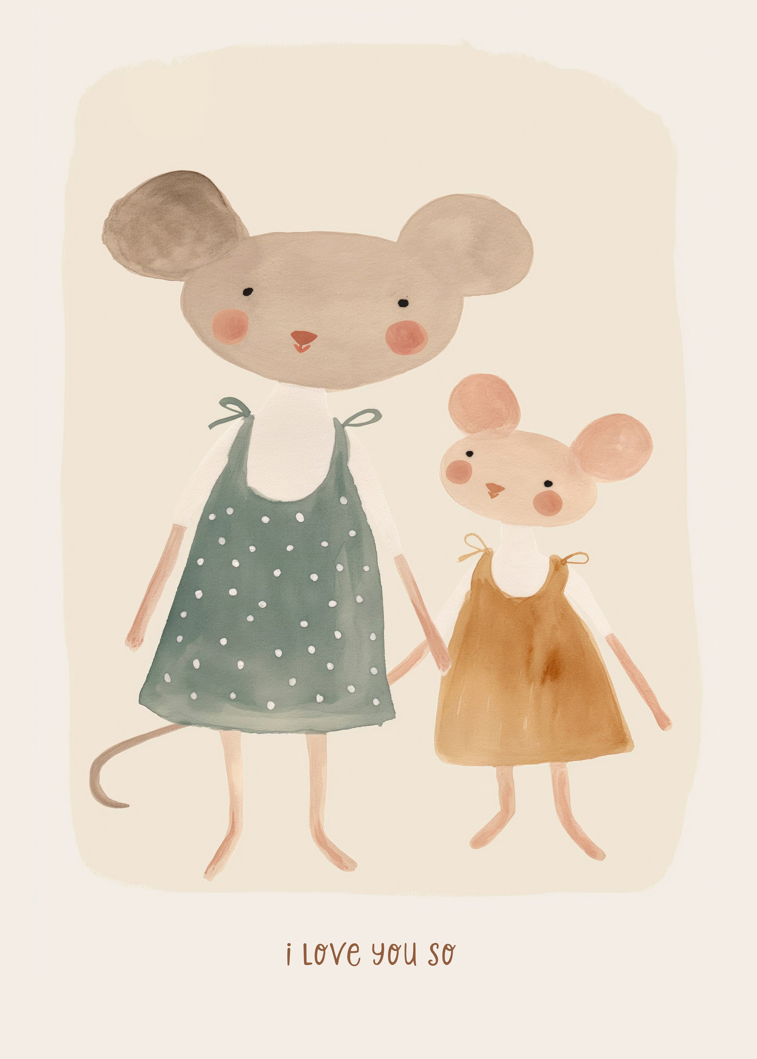 Love you so Wall print