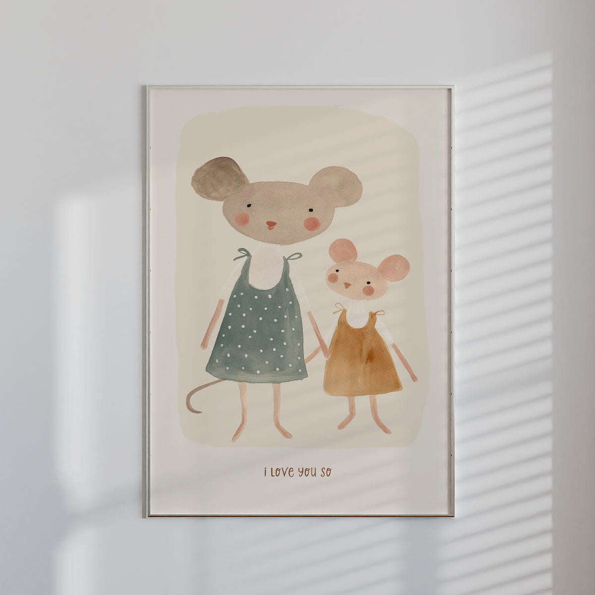 Love you so Wall print