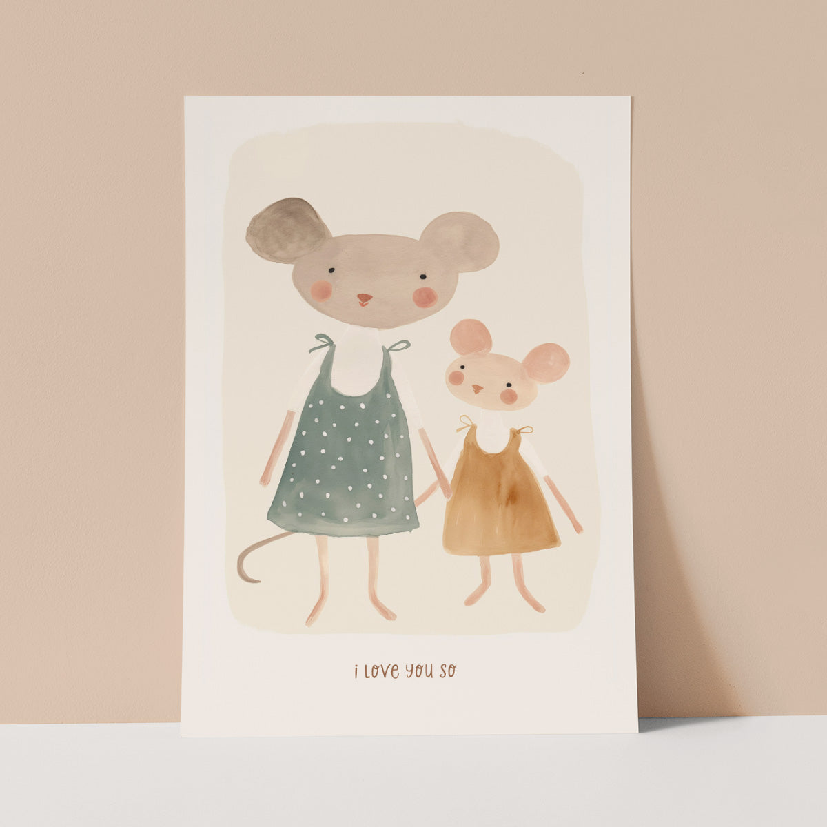 Love you so Wall print