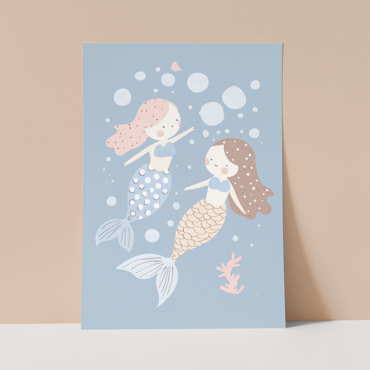 Mermaids Wall print