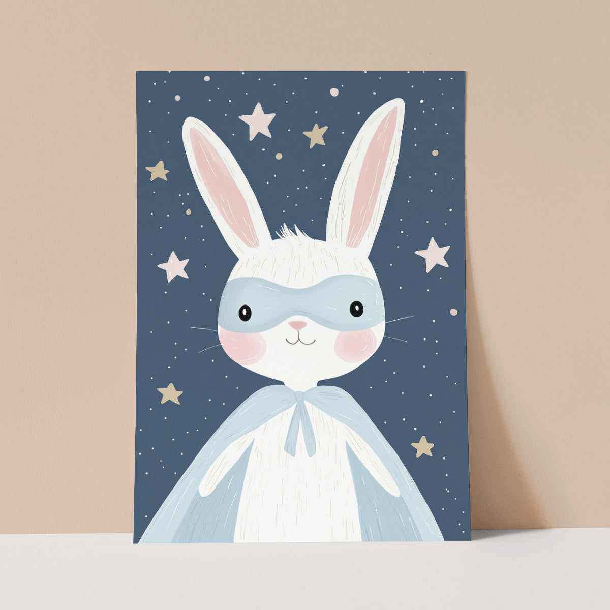 Super Bunny Wall print