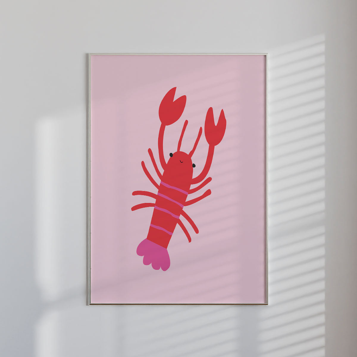 Fun Lobster Wall print