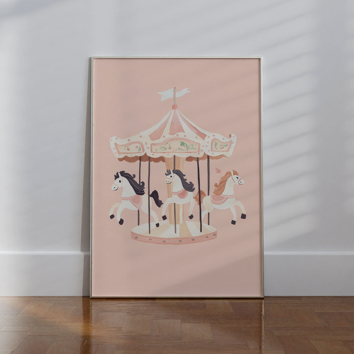 Merry go round Wall print