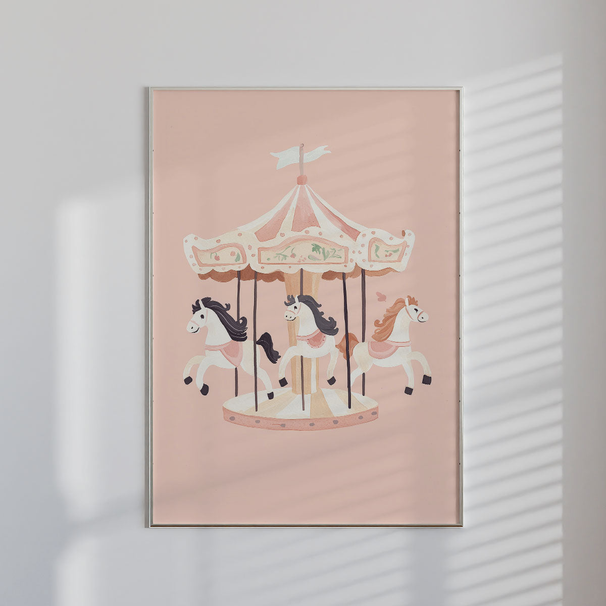 Merry go round Wall print