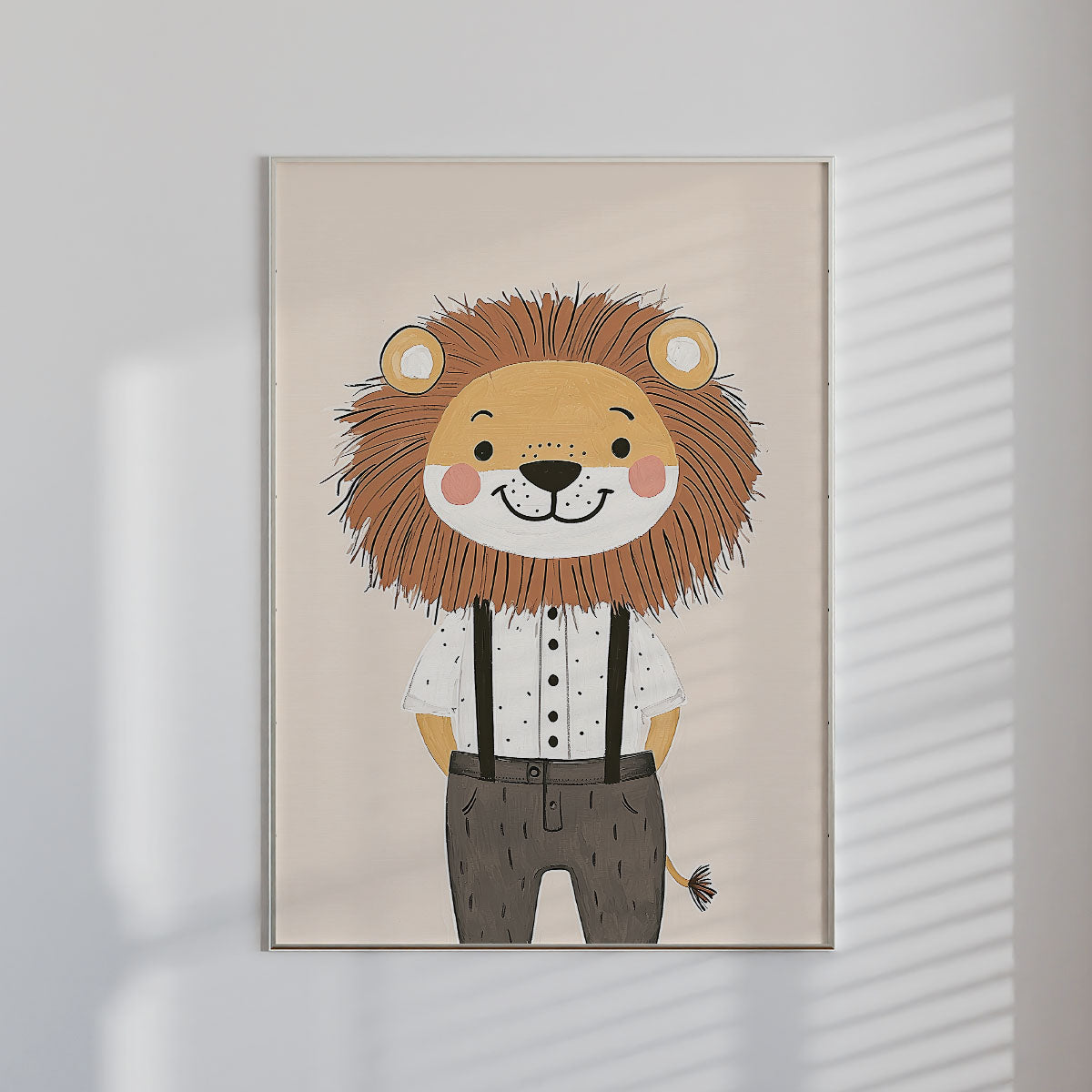 Mr Lion Wall print