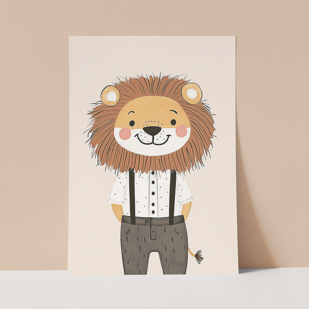 Mr Lion Wall print